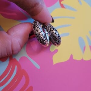 Konstantino Silver Swirl Earrings